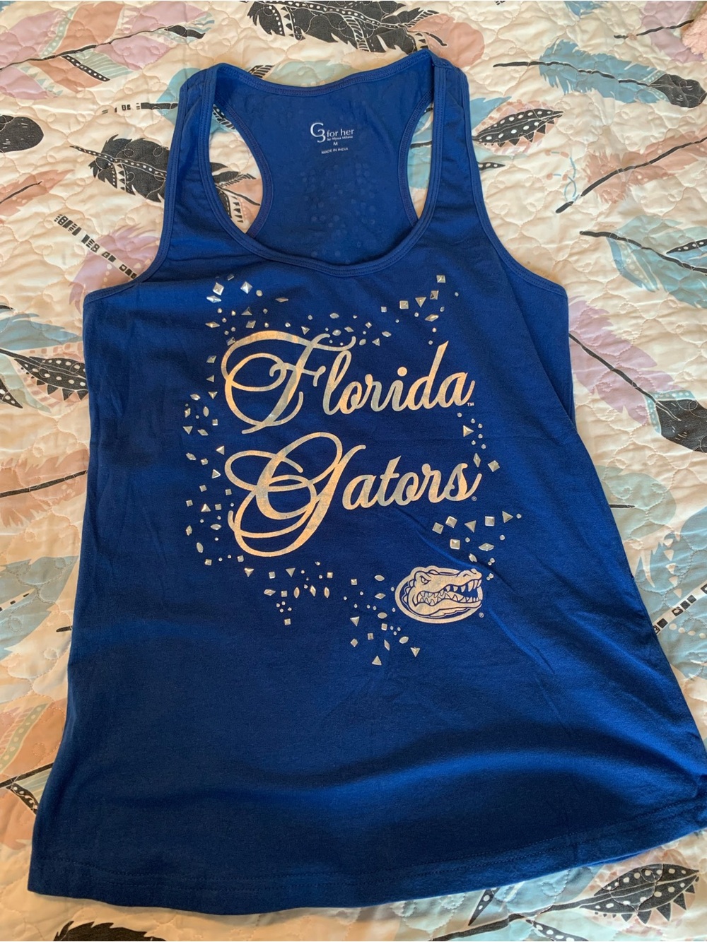 G3 by Alyssa Milano Women’s’ University of Florida Embellished Tank Top